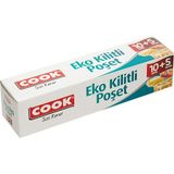 Cook Kilitli Buzdolabı Poşeti - Beyaz
