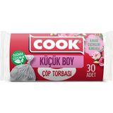 Cook Küçük Çöp Torbası 40X47 cm Bahar Çiçekleri 30 Lu