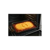 Cook-Lab 26 * 37 * 5 Cm Siyah Parlak Emaye Dikdörtgen Derin Baklava Börek Fırın Tepsisi Siyah 260 X 360