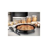 COOK-LAB 32 Cm Yuvarlak Sağlıklı Emaye Fırın Tepsisi Büyük Boy