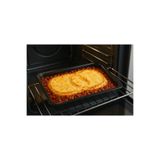 COOK-LAB Siyah Parlak Emaye Dikdörtgen Derin Baklava Börek Fırın Tepsisi 26*37*5 Cm