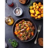 Cook-Lab Siyah Parlak Emaye Yuvarlak Fırın Tepsisi 26 cm