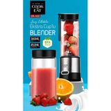 COOK Paslanmaz Blender Kişisel Taşınabilir Kablosuz Smoothie Gn-a02 Şarjlı 380+450 ml