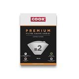 COOK Premium Filtre Kahve Kağıdı - Ebat 2, 80 adet