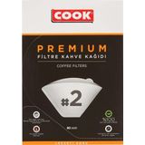 COOK Premium Filtre Kahve Kağıdı - Ebat 2