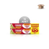 Cook Toptan Ekonomik Orta Buzdolabı Poşeti 24X35 Cm 120'Li - Koli İçi 15'Li
