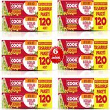 Cook x 6 Adet Ekonomik Orta Boy Buzdolabı Poşeti - 120 Adet - Natürel - Beyaz