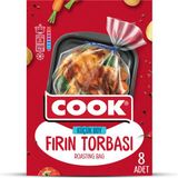 Cook Yanmaz Fırın Poşeti Küçük Boy 8 Adet Yüksek Performanslı Kullanım İçin