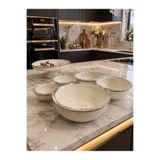 CookaHome 5’li Emaye Saklama & Servis Kabı Seti – Kapaklı – Sağlıklı Kaplama – 5 Parça
