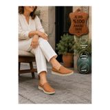 CookaShoes Hakiki Deri Anne Ayakkabısı Ortopedik Kadın Günlük Ayakkabı İç Dış %100 Hakiki Yumuşak Deri Esnek Hafif Taban Taba