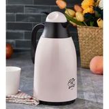 Cooker 1.3 lt Pembe Cam İç Hazneli Renkli Termos