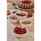 Cooker 10 cm Beyaz Porselen Kase 6'lı Set | Çerezlik, Mezelik, Tatlı ve Kahvaltı Sunumları Için Ideal | Şık ve Dayanıklı Tasarım