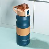 Cooker 1393-2 Lacivert Çift Katmanlı Yalıtımlı Termos