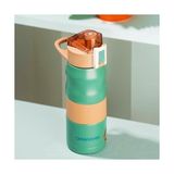 Cooker 1393-4 Paslanmaz Çelik Sızdırmaz Çift Katmanlı Yalıtımlı Çay Kahve Termosu Yeşil 350 ml - 230 ml