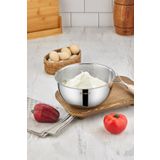 Cooker 24 cm 3.5 L Paslanmaz Çelik Karıştırma Kabı – Dayanıklı, Şık ve Çok Amaçlı Kullanım