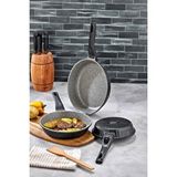Cooker 3 Parça Granit Döküm Tava Seti 20–24–28 Cm Ckr3898 Çok Renkli