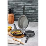 Cooker 3 Parça Granit Döküm Tava Seti 20–24–28 Cm Ckr3898