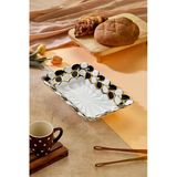 Cooker 30 Cm Porselen Dikdörtgen Sunumluk Dekoratif Kase Ckr3838