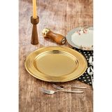 Cooker 33 cm Metal Desenli Gold Supla, Sarı