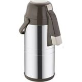 Cooker 3,5 Litre Siyah Termos Pompalı Çelik Malzeme ile 6 Saat Sıcak/Soğuk Tutma Özelliği