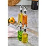 Cooker 5 Parça Stantlı Cam Yağdanlık, Sosluk, Baharatlık Seti Ckr2958