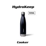 Cooker 500 Ml Paslanmaz Çelik Çift Kat Termos ( Çay Kahve Piknik Kamp Outdoor Ofis Otel Kafe Okul ) Siyah