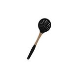 Cooker Bambu Saplı Silikon Kevgir Boy34 cm CKR2319 Siyah Renk