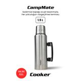 Cooker CKR2084 1.5 Litre Çift Katlı Termos, Gümüş, 24 Saat Sıcak, 48 Saat Soğuk, 72 Saat Buzlu