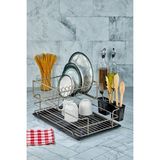 Cooker Ckr2986 47X38 Cm 2 Katlı Metal Bulaşıklık - Saten