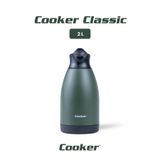Cooker Classic 2 Litre Paslanmaz Çelik Termos Yeşil CKR2040
