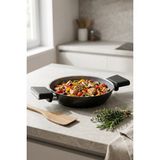 Cooker Cliff 20 cm Seramik Kaplama Sahan Siyah CKR4640