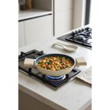 Cooker Cliff 22 cm Seramik Kaplama Sahan Krem CKR4641