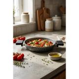 Cooker Cliff 24 cm Seramik Kaplama Sahan Siyah CKR4643
