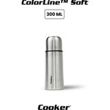 Cooker Colorline Soft 300 ml Paslanmaz Çelik Termos CKR2114 - Çok Renkli - 0,01 lt