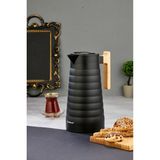 Cooker Colorstay Bamboopour 2 Litre Paslanmaz Çelik Bambu Saplı Termos CKR2096 - Siyah - 0,01 lt