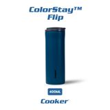 Cooker ColorStay Flip 304 Paslanmaz Çelik 400 ml Termos, Lacivert, 6 Saat Sıcak Soğuk Tutma