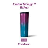 Cooker ColorStay™ Slim 0.50 LT Paslanmaz Çelik Termos, Pembe
