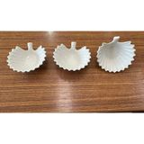 Cooker Cooker CKR3623 Yaprak Desenli Porselen Reçellik 3'lü