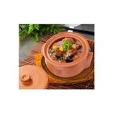 Cooker Cooker ELZ014 Toprak Mini Güveç 1.8 lt 20x20x14 cm