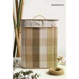 Cooker Dikdörtgen Çamaşır Sepeti 40X30x50 Cm