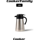Cooker Family 1.5 Litre Paslanmaz Çelik Termos CKR2111 - Çok Renkli - 0,01 lt