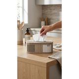 Cooker Home Serisi Hasır Tekçek Kağıt Peçetelik CKR4521 - Kahverengi