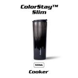 Cooker New Cool Lüx 0.50 ml Premium Çift Kat Paslanmaz Çelik Termos Matara Suluk Termosu SİYAH CKR2100SİYAHGRİ