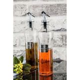 Cooker Shop Lüx Kapaklı Cam Şişe Yağlık & Sirkelik & Sosluk 500 Ml2’li