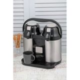 Cooker Termos 5 Lt. Çiftli Çelik Pompalı Çay Termosu - Su Termosu