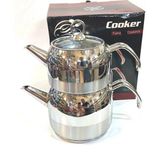 Cooker Tuana Çelik Çaydanlık Mini Boy 2881 Sade