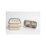 Cooker Yk1559 Çelik Hazneli Yemek Taşıma Kabı 2'Li 20X14 Cm