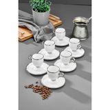 Cooker Zenora 6 Kişilik 90 ml Porselen Kahve Fincan Takımı CKR4526 - 1 Adet