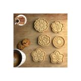 CookieKonsept Çiçekler Konsept Kalıp Seti | Kurabiye, Şeker Hamuru ve Kil Uyumlu