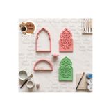 CookieKonsept Çini Seramik Kalıbı #2 Damga Çerçeve 12cm | Kil, Çamur, Porselen Hamuru Uyumlu